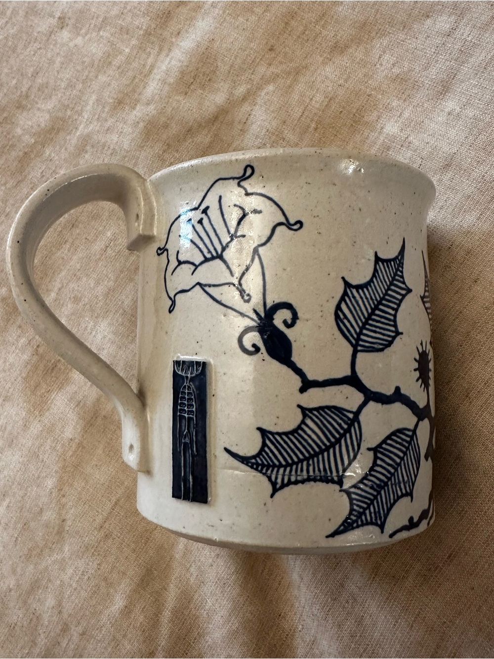 RARE Old Devil Fine Wares Handmade Limited Occult Ceramic Mugs Stackable Set